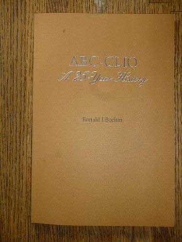 Clio: A TwentyFive Year History,Used