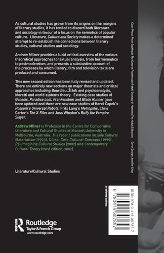 Literature Culture and Society, Second Edition,Used