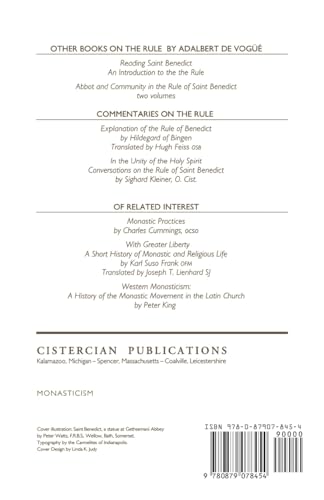 The Rule of Saint Benedict: A Doctrinal and Spiritual Commentary (Cistercian Studies Series) (Volume 54),Used