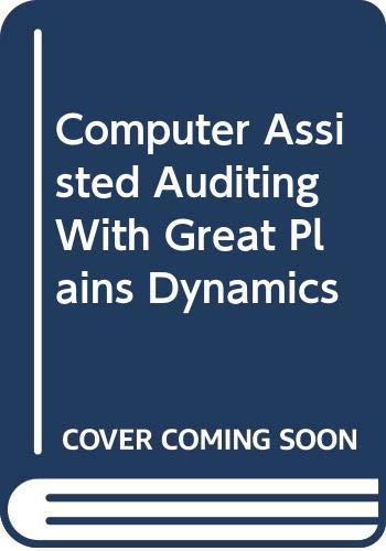 Computer Assisted Auditing with Great Plains Dynamics,Used