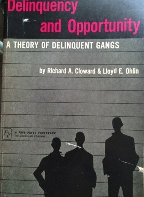 Delinquency And Opportunity: A Theory Of Delinquent Gangs,Used
