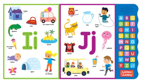 Let's Learn ABCsWith 27 Fun Sound Buttons, this Book is the Perfect Introduction to ABCs! (Listen & Learn),New