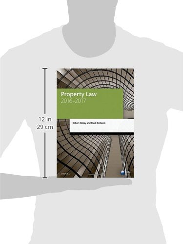 Property Law 20162017 (Legal Practice Course Manuals),Used
