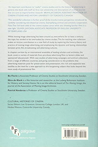 Films that Sell: Moving Pictures and Advertising (Cultural Histories of Cinema),Used