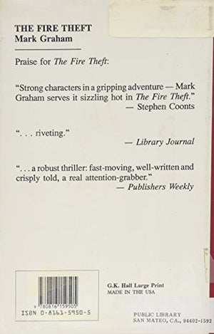 The Fire Theft/Large Print (G K Hall Large Print Book Series),Used