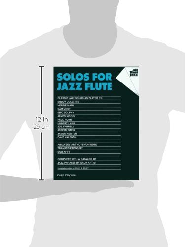 ATJ307  Solos for Jazz Flute (All That Jazz Series) (FLUTE TRAVERSIE),Used