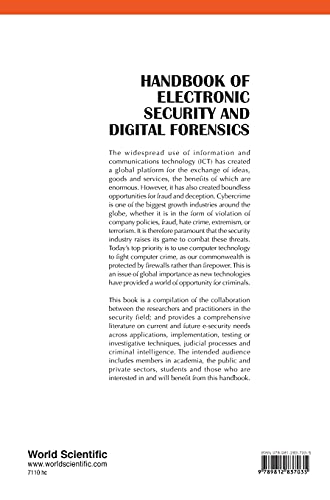 HANDBOOK OF ELECTRONIC SECURITY AND DIGITAL FORENSICS,Used