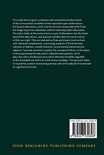Threeparticipant Constructions in English: A functionalcognitive approach to caused relations (Studies in Language Companion S,Used