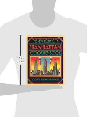 The New York Manhattan Coloring Book,Used