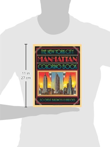 The New York Manhattan Coloring Book,New