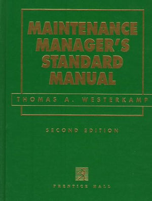 Maintenance Manager's Standard Manual,Used