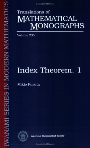 Index Theorem. 1 (Translations Of Mathematical Monographs) (Translations Of Mathematical Monographs, 235),New