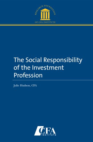 The Social Responsibility of the Investment Profession,Used