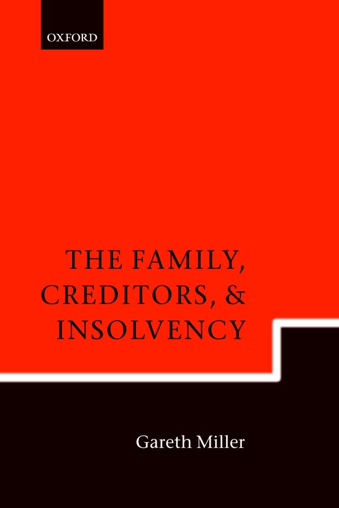 The Family, Creditors, and Insolvency,Used