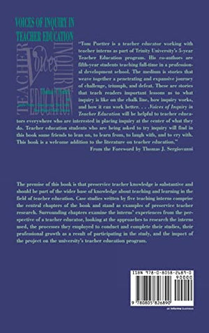 Voices of inquiry in Teacher Education,Used