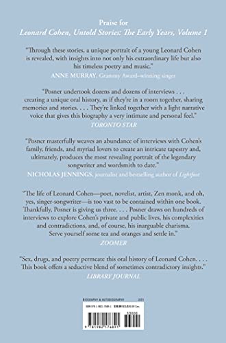 Leonard Cohen, Untold Stories: From This Broken Hill, Volume 2 (2) (Leonard Cohen, Untold Stories Series)-new