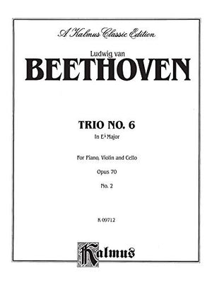 Piano Trio No. 6  Op. 70, No. 2: Eflat Major (Kalmus Edition),New