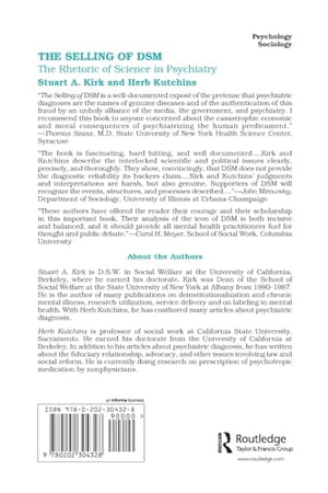 The Selling of DSM: The Rhetoric of Science in Psychiatry,Used