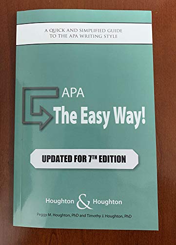 APA: The Easy Way (Updated for 7th Edition),Used