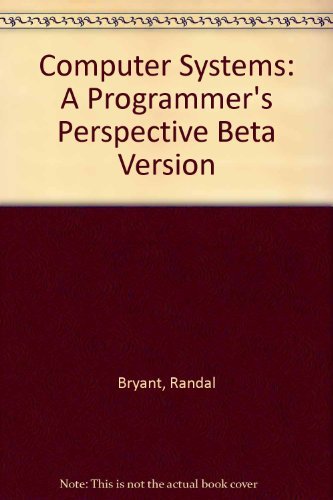 Computer Systems: A Programmer's Perspective (Beta Version),Used