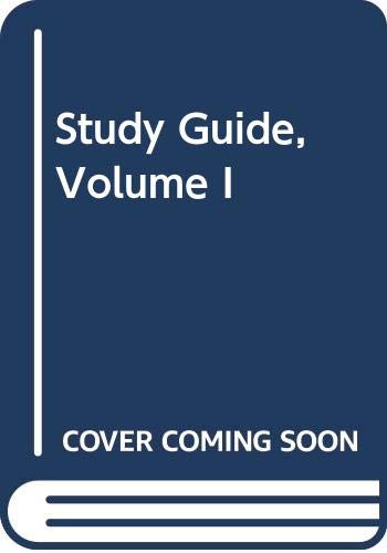 Study Guide for America Past & Present Vol 1,Used