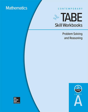 TABE Skill Workbooks Level A: Problem Solving and Reasoning  10 Pack (Achieving TABE Success for TABE 9 & 10),Used