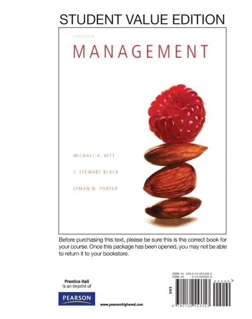 Management, Student Value Edition,Used