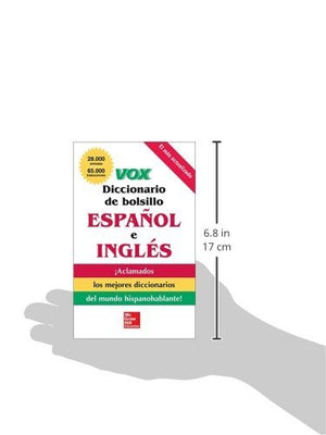 VOX Diccionario de bolsillo espaol y ingls,Used