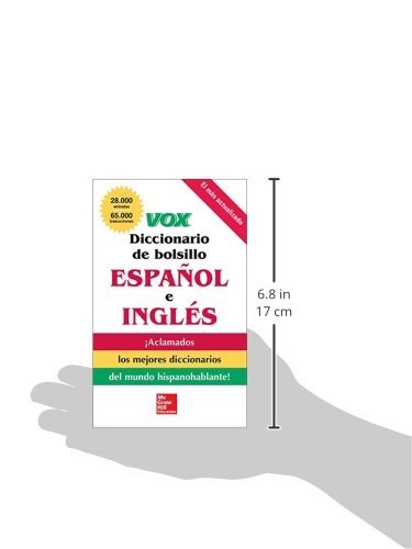 VOX Diccionario de bolsillo espaol y ingls,Used