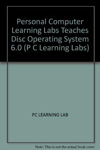 PC Learning Labs Teaches DOS 6/Book and Disk,Used