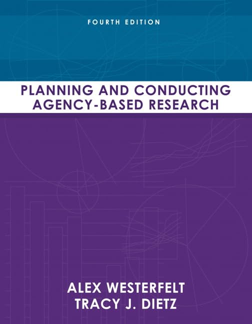 Planning and Conducting AgencyBased Research,Used