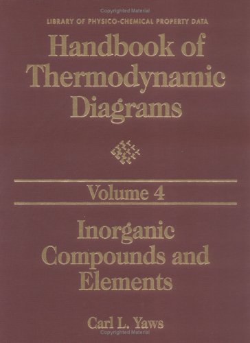 Handbook of Thermodynamic Diagrams: Inorganic Compounds and Elements (Volume 4) (Handbook of Thermodymanic Diagrams, Volume 4),Used