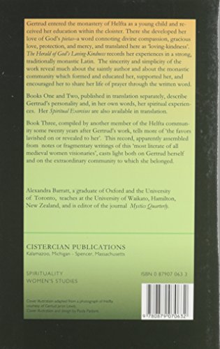 The Herald of God's LovingKindness Book 3 (Volume 63) (Cisterican Fathers Series),Used