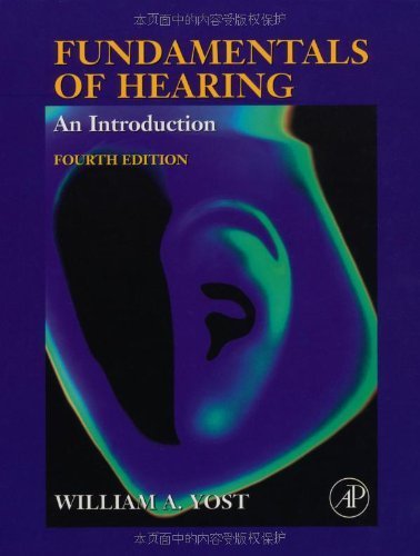 Fundamentals Of Hearing, Fourth Edition: An Introduction,Used