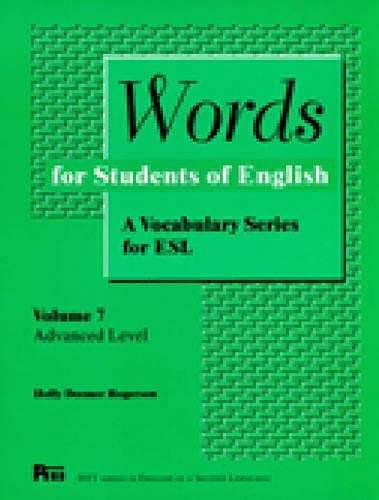 Words for Students of English : A Vocabulary Series for ESL, Vol. 7 (Pitt Series in English As a Second Language) (Volume 7),Used