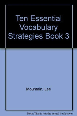 Ten Essential Vocabulary Strategies Book 3,Used
