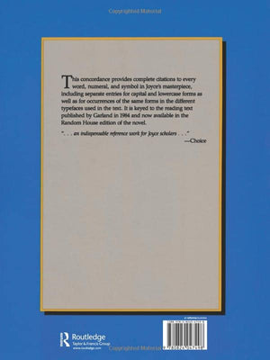 A Handlist to James Joyce's Ulysses (Garland Reference Library of the Humanities, 582),Used