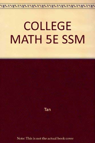 College Math 5e Ssm,Used