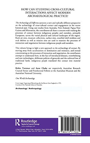 The Archaeology of Difference: Negotiating CrossCultural Engagements in Oceania (One World Archaeology),Used