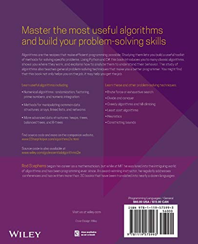 Essential Algorithms: A Practical Approach to Computer Algorithms Using Python and C#,Used