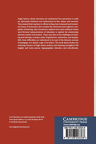 The Experience of Education in AngloSaxon Literature (Cambridge Studies in Medieval Literature, Series Number 102),Used