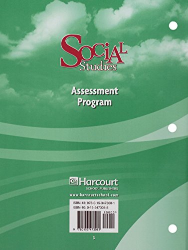 Harcourt Social Studies: Assessment Program, Grade 3