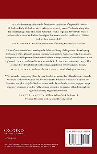 Pursuing Social Holiness: The Band Meeting in Wesley's Thought and Popular Methodist Practice,Used