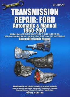 Transmission Repair Book Ford 1960 to 2007: Automatic and Manual,Used