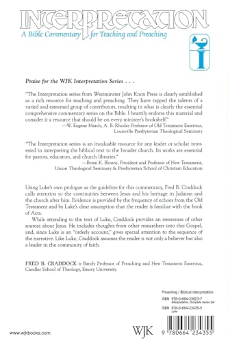 Luke: Interpretation: A Bible Commentary For Teaching And Preaching