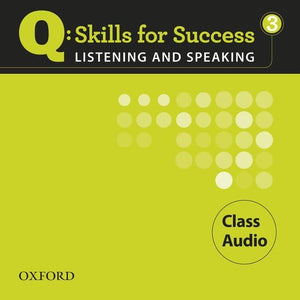 Q: Skills for Success 3 Listening & Speaking Class Audio,Used