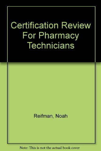 Certification Review For Pharmacy Technicians,Used