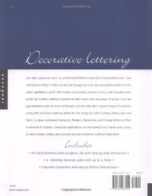 Hand Lettering for Crafts: A Decorative Guide from A to Z,Used