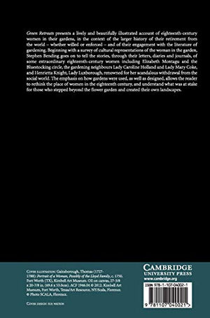 Green Retreats: Women, Gardens and EighteenthCentury Culture,Used