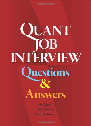 Quant Job Interview Questions And Answers,Used